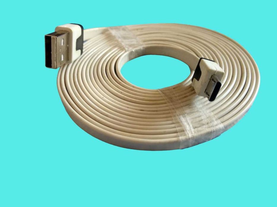 Кабель micro USB - USB  3 м переходник шнур питания зарядки передачи