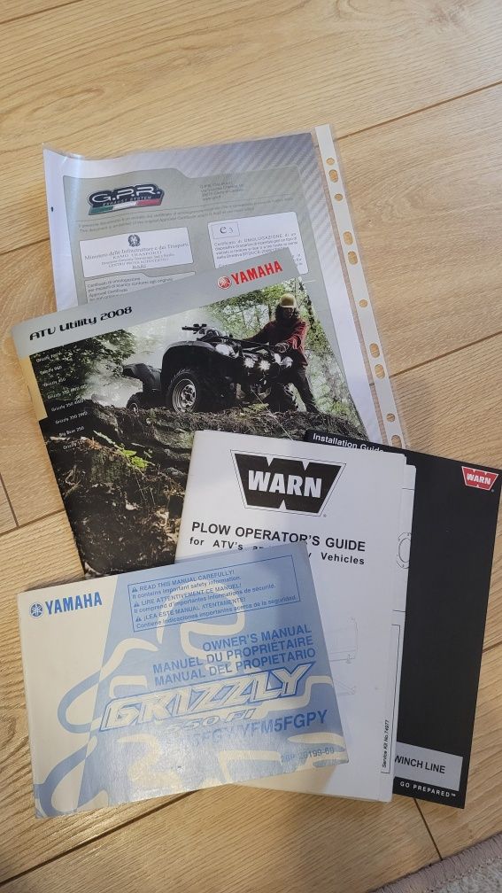 Yamaha grizzly 550