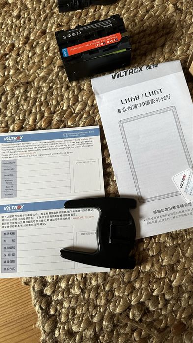 Видеосвет Viltrox L116T, led-подсветка, фотосвет + подарок