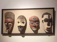 Conjunto de 4 máscaras Africanas