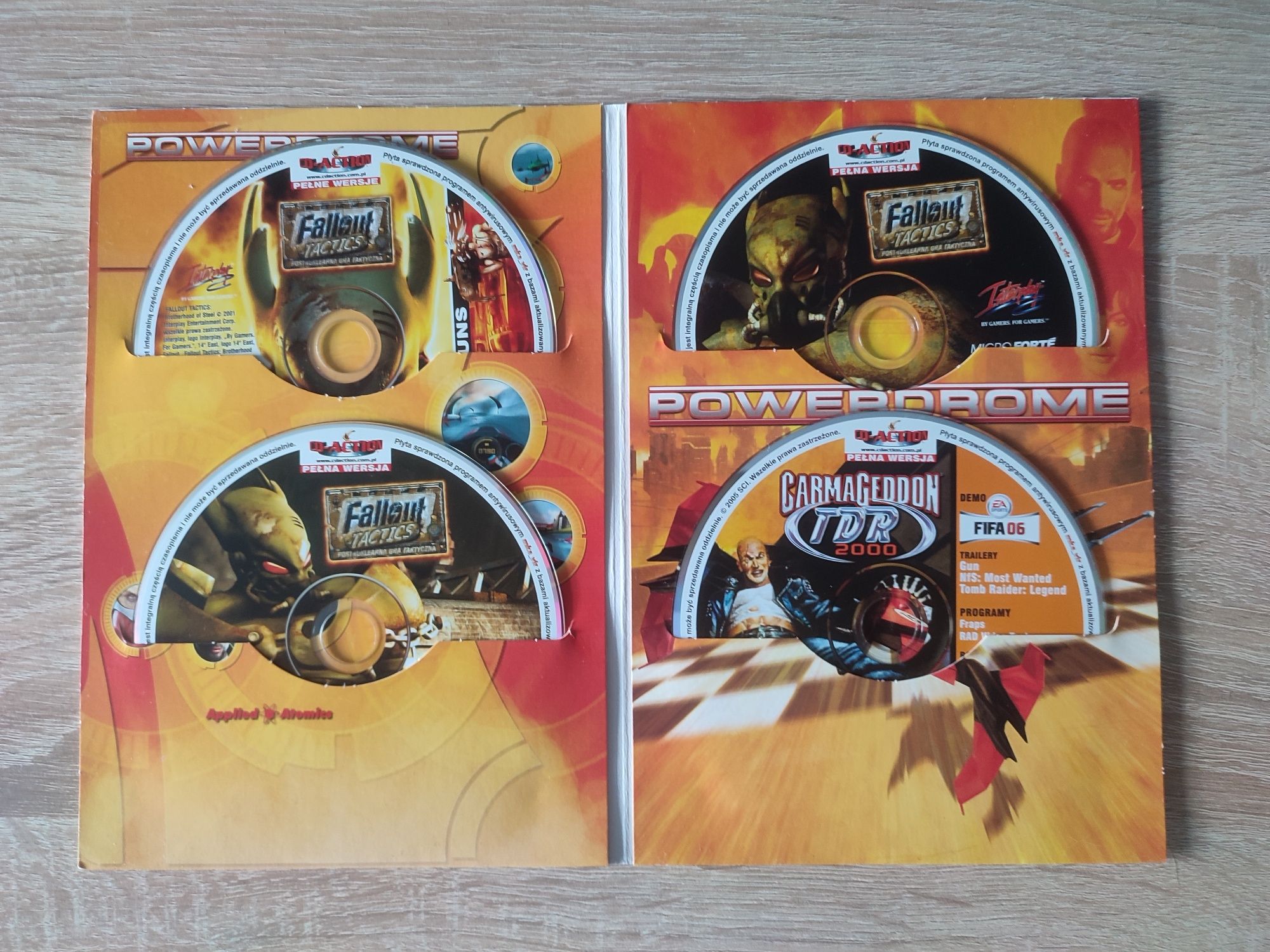 Fallout Tactics / Carmageddon TDR 2000 / Jets 'n' Guns  4CD