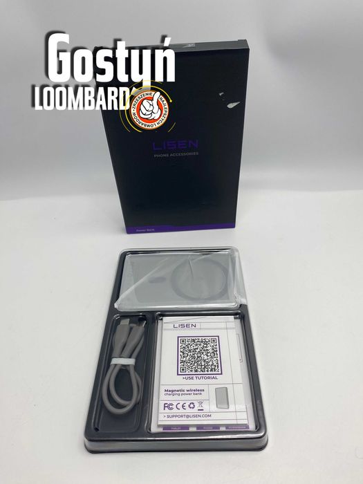 Od Lombard Gostyń POWERBANK LISEN P601 Ultra Slim 5000mAh Nowy!!