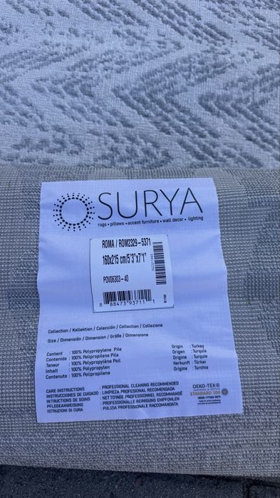 elegancki dywan marki Surya, o wymiarach 160x215 cm
