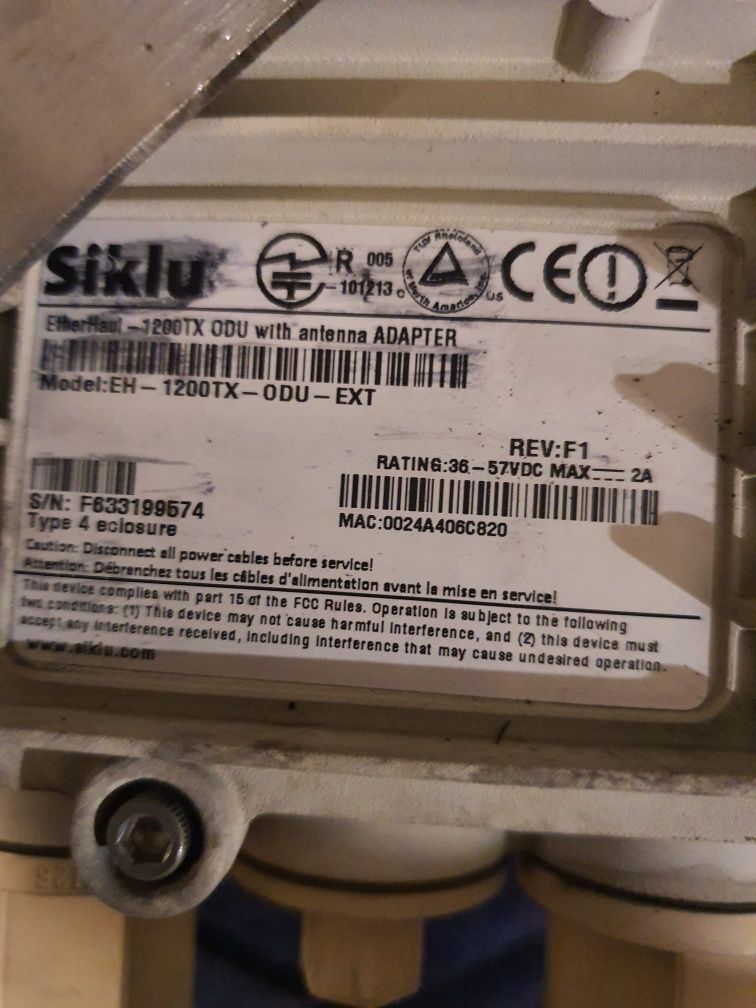 Radiolinia Siklu EtherHaul™ 1200TX
