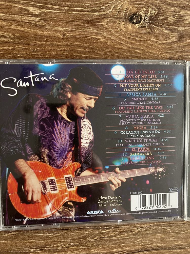 2 plyty CD Carlos Santana