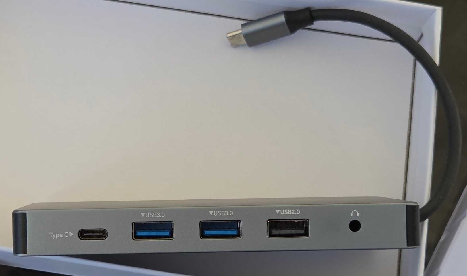 stacja dokująca 12 w 1 HUB USB-C PD 2x HDMI LAN USB 3.0 2.0 VGA