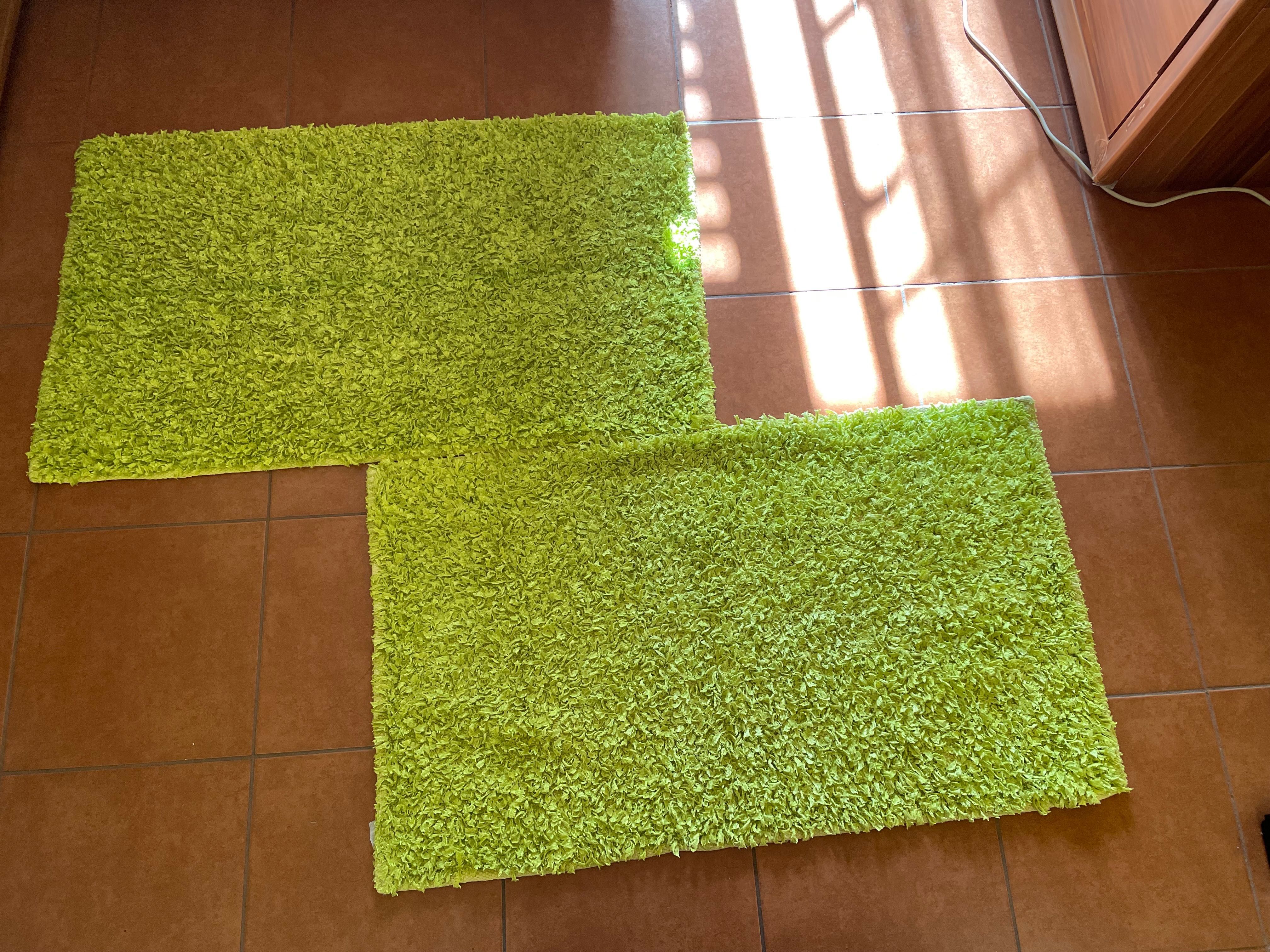 Tapetes de quarto verdes