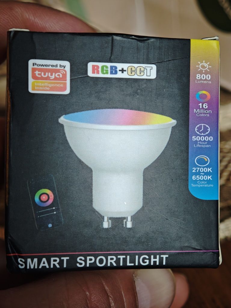 Żarówka Smart LED oświetlenie RGB+CCT