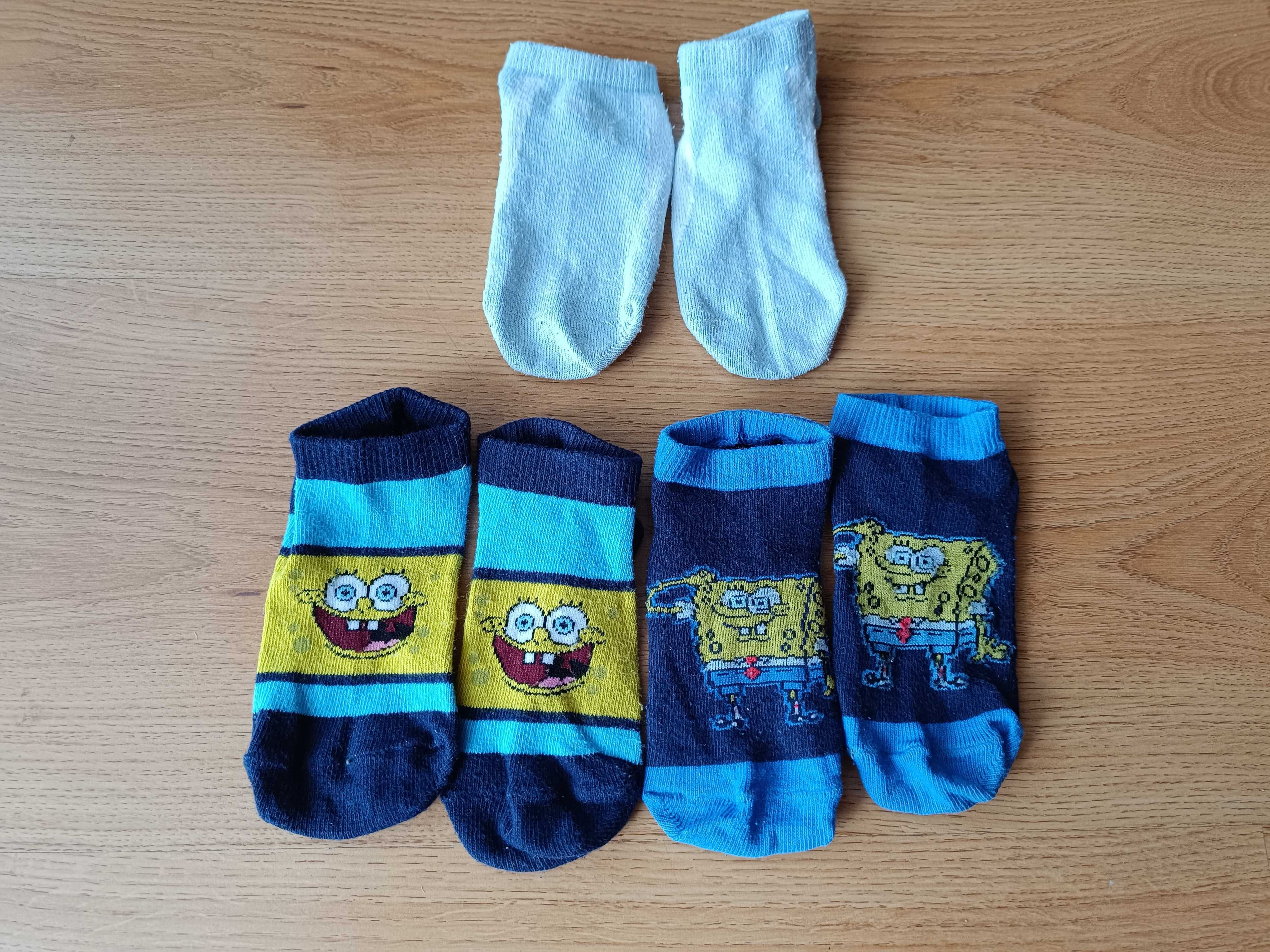 Skarpetki stopki (3 pary) 27-30 SpongeBob