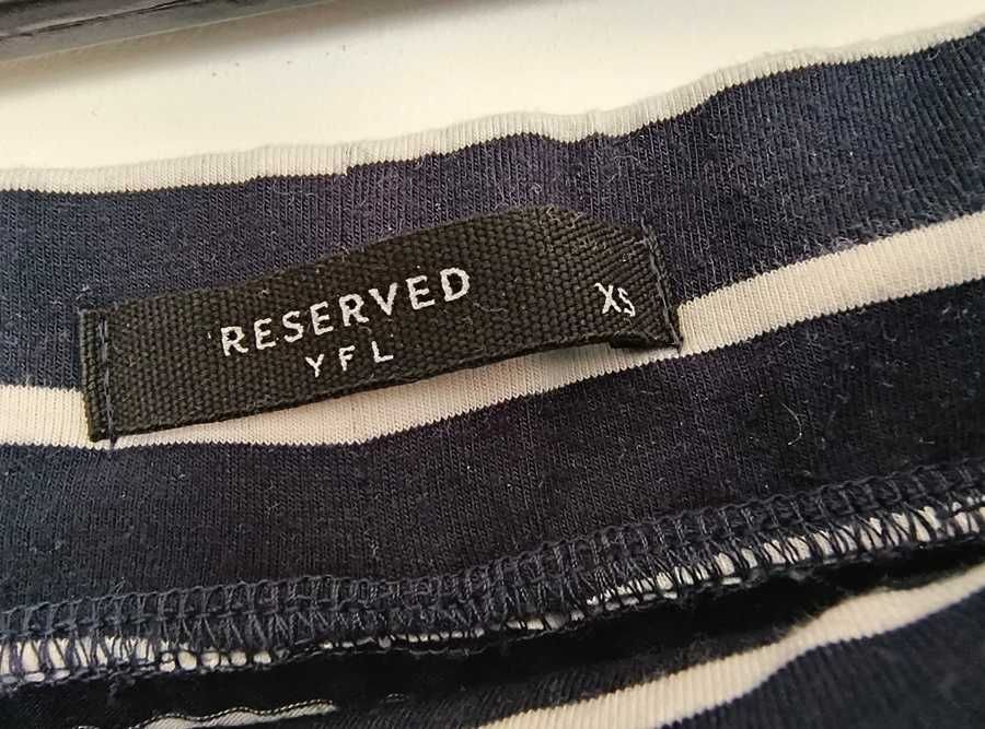 Reserved * spódnica długa marynarska paski letnia * 34 XS