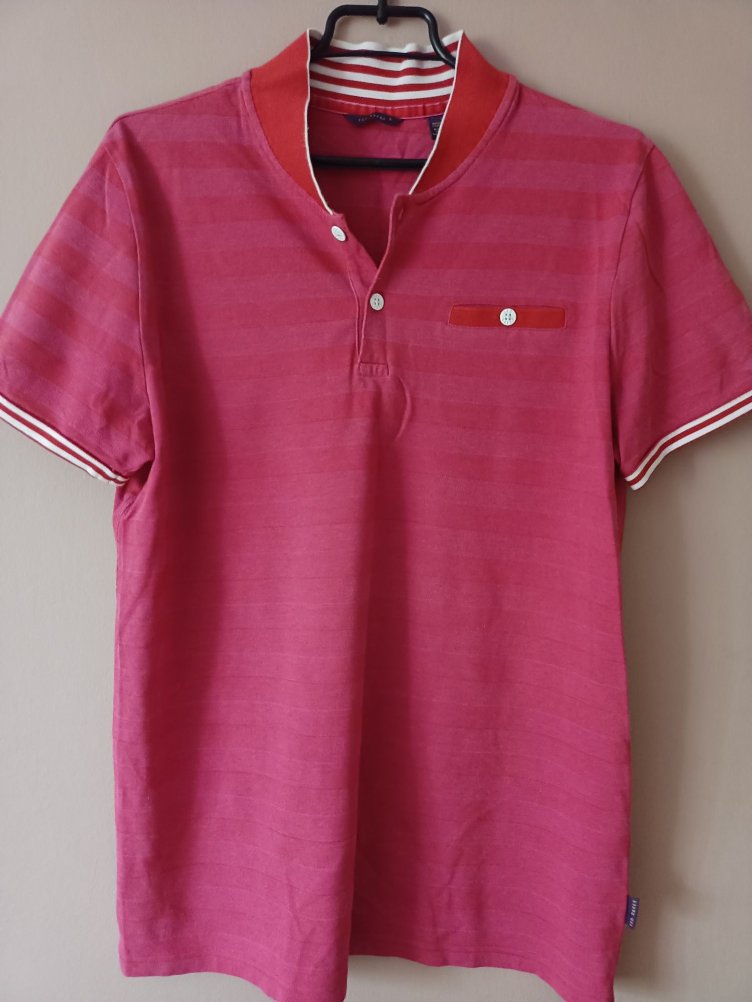 Bawełniana koszulka polo rozm S/M. Ted Baker