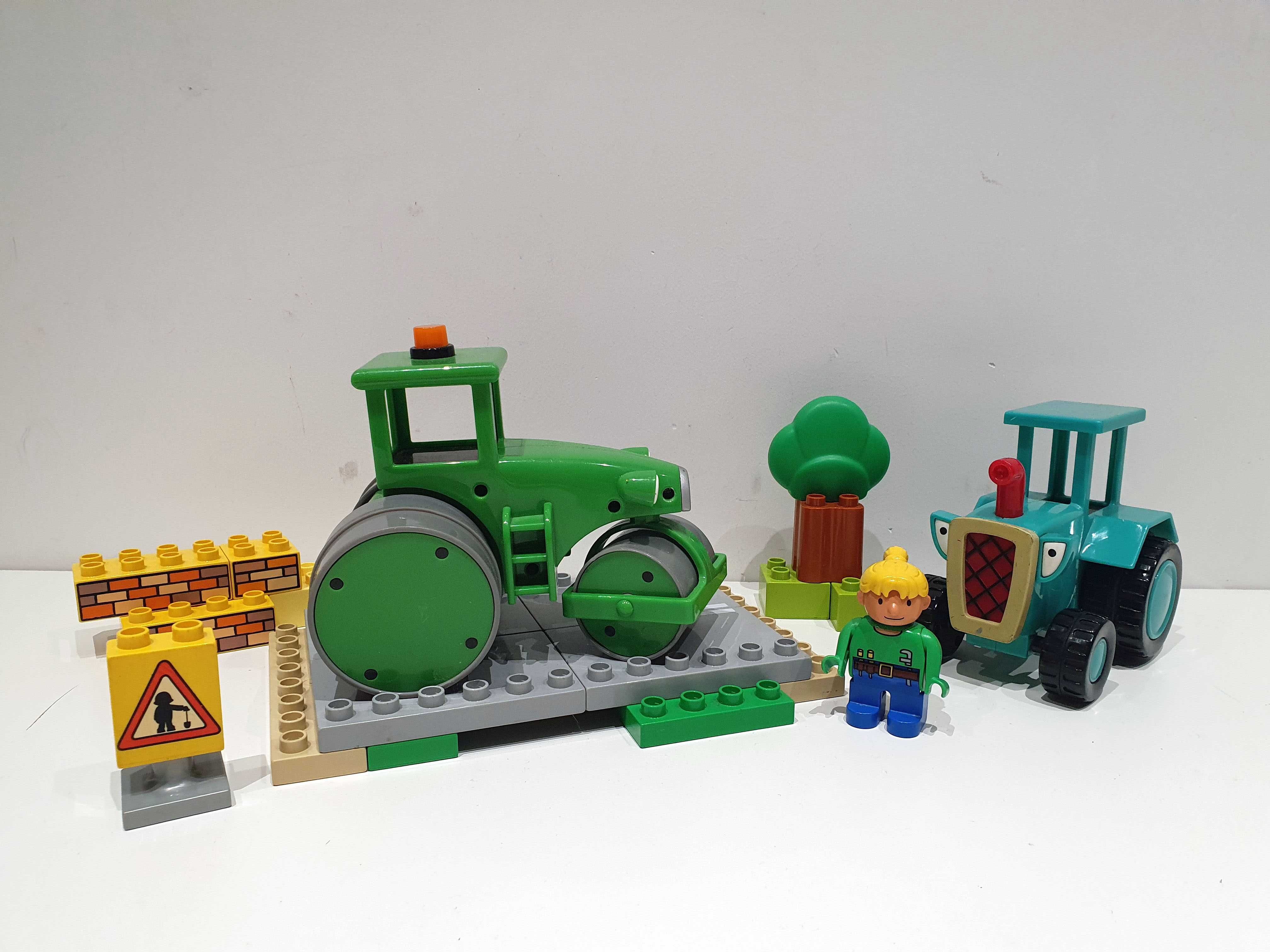 Lego DUPLO 3295 Bob Budowniczy Walec Travis Marta droga klocki