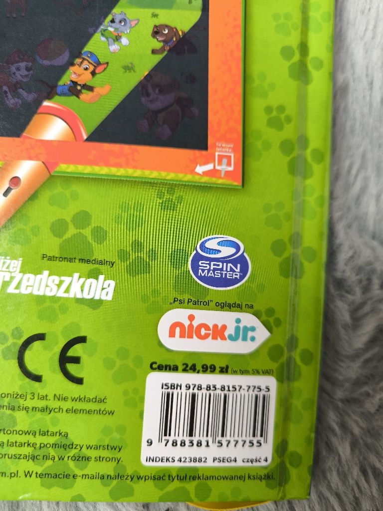 Książka psi patrol magiczne obrazki