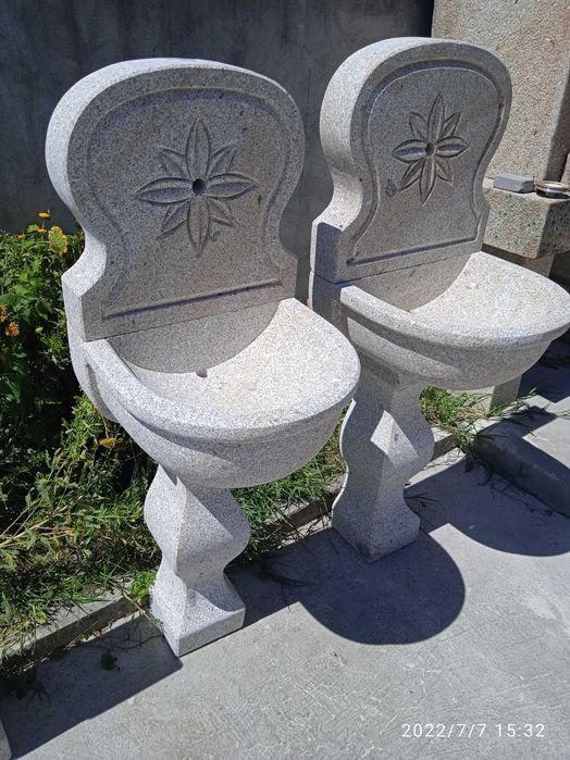 Fontanário em granito de ponte de Lima amaciado