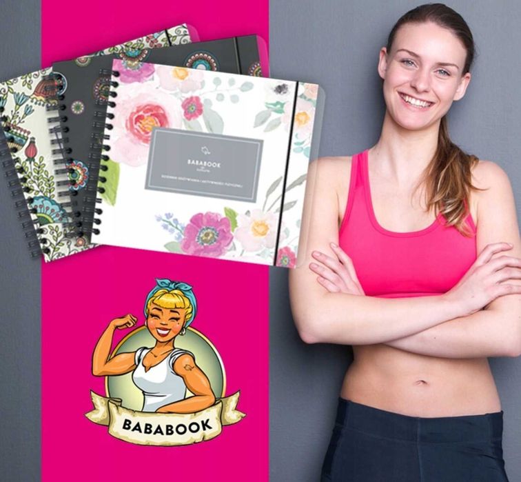 Planer fitness, dziennik diety Bababook Active