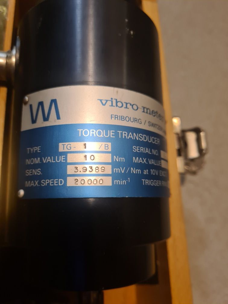 Miernik momentu obrotowego Vibro-Meter