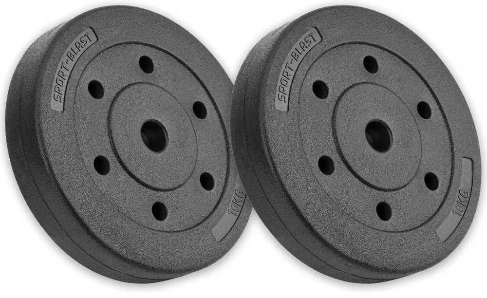 OBCIĄŻENIE 20KG zestaw 2x10kg TALERZE bitumiczne 27mm DW