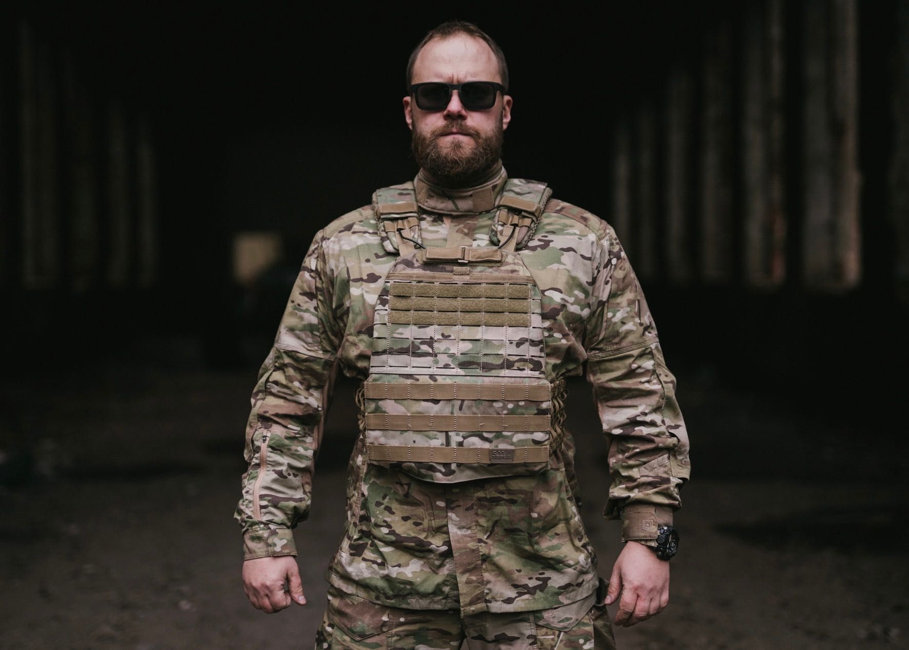 Тактическая плитоноска 5.11 Tactical TacTec Plate Carrier (Multicam)