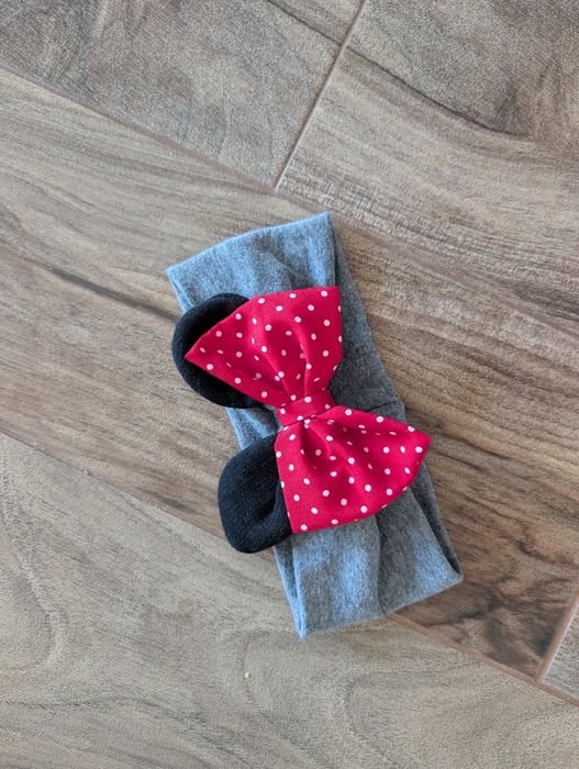 Bawełniana opaska dziewczęca Myszka Minnie 1-2 lata