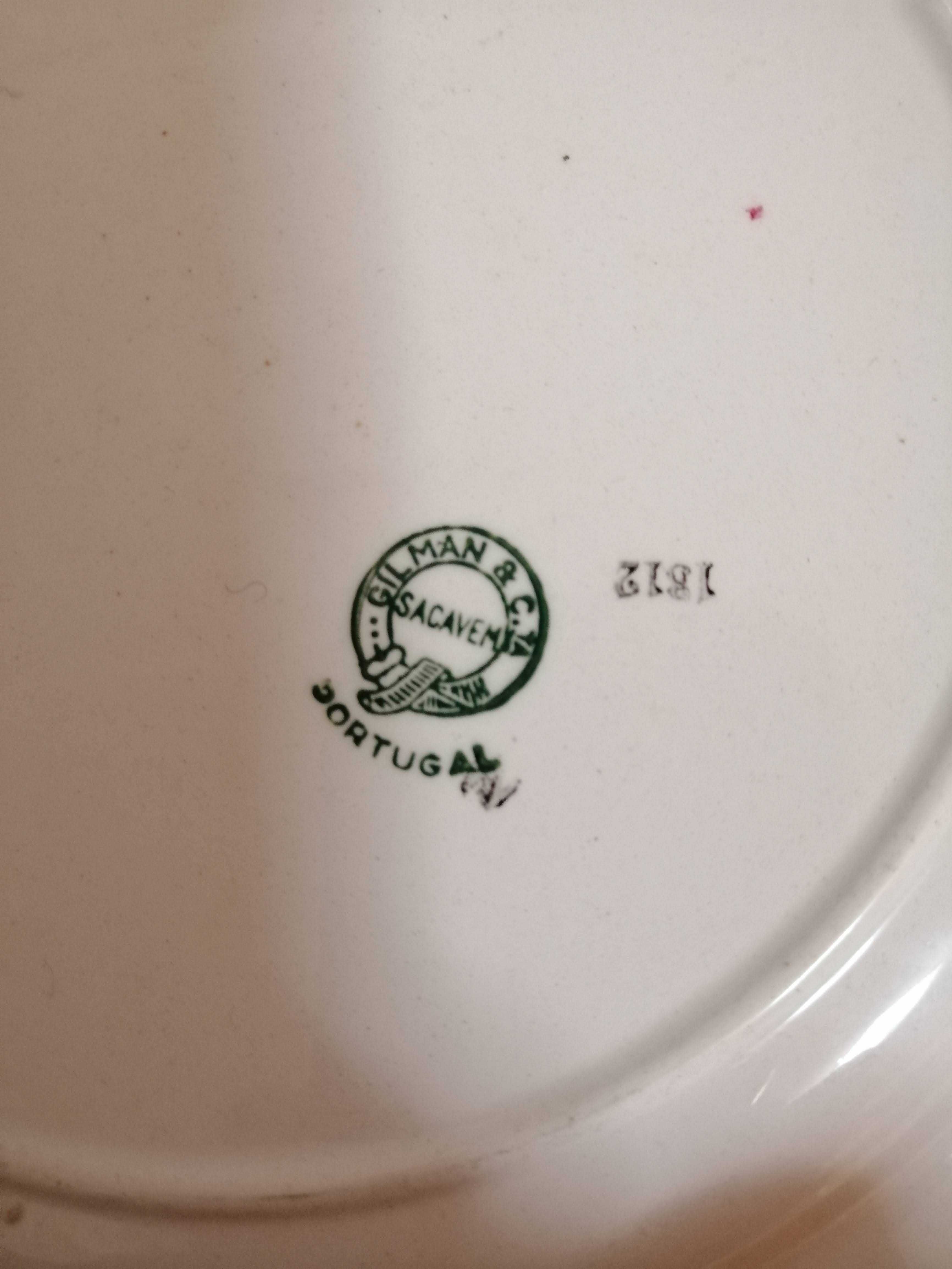 6 Pratos da Fábrica de loiça de Sacavém