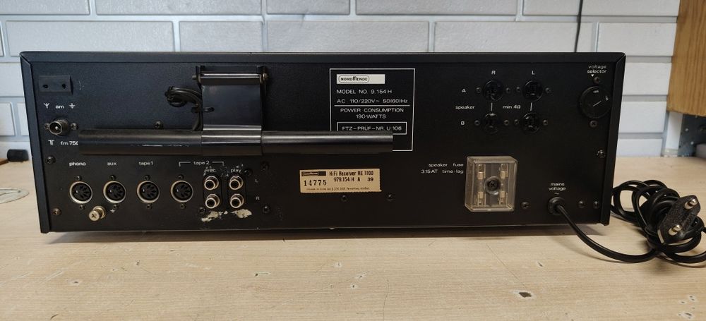 Amplituner NORDMENDE RE-1100 Philharmonic hi-fi stereo