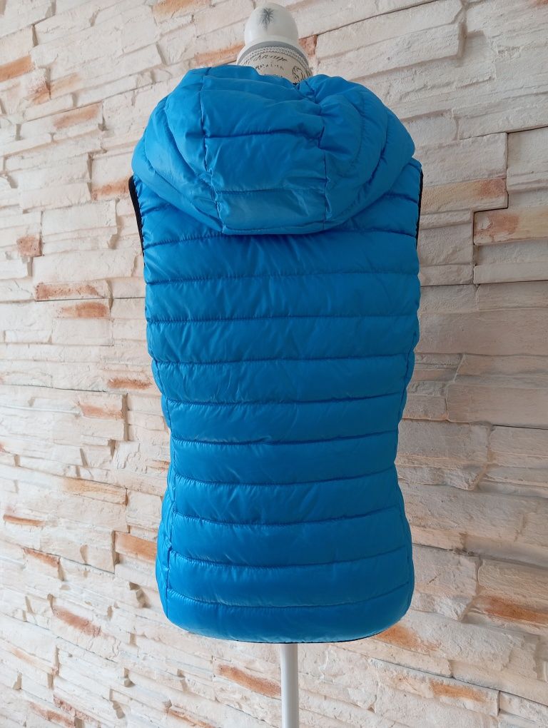 Bezrękawnik kamizelka niebieska unisex kaptur FB SISTERS r.XS.   S.T.J