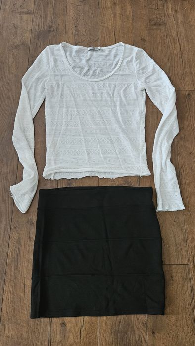 Zestaw bluzka+spódnica Stradivarius