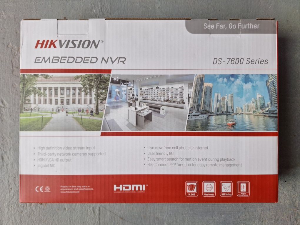 DS-7604NI-K1/4P(C)
4-канальный PoE
видеорегистратор