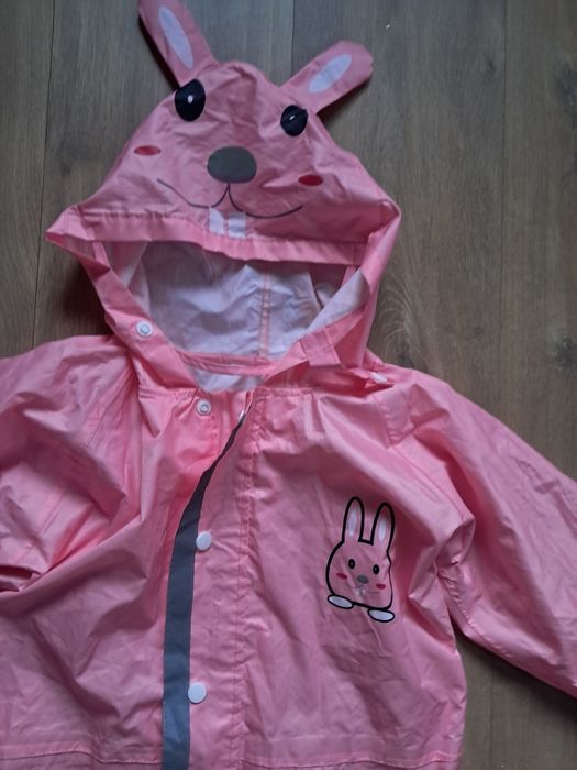 Kombinezon przeciwdeszczowy dziewczęcy nieocieplony 5-7 lat 116-122