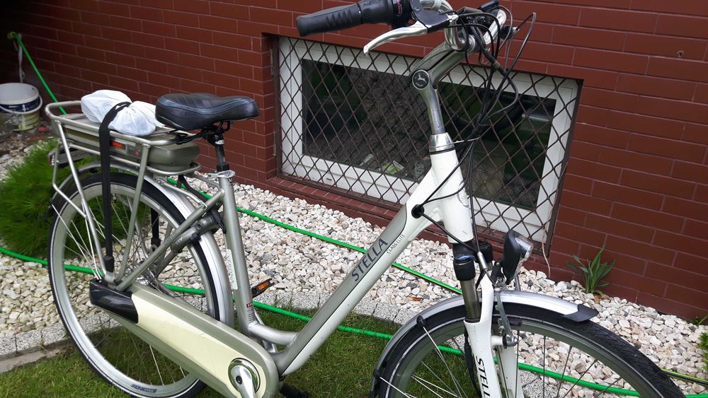 Rower damka elektryk holender STELLA wspomaganie