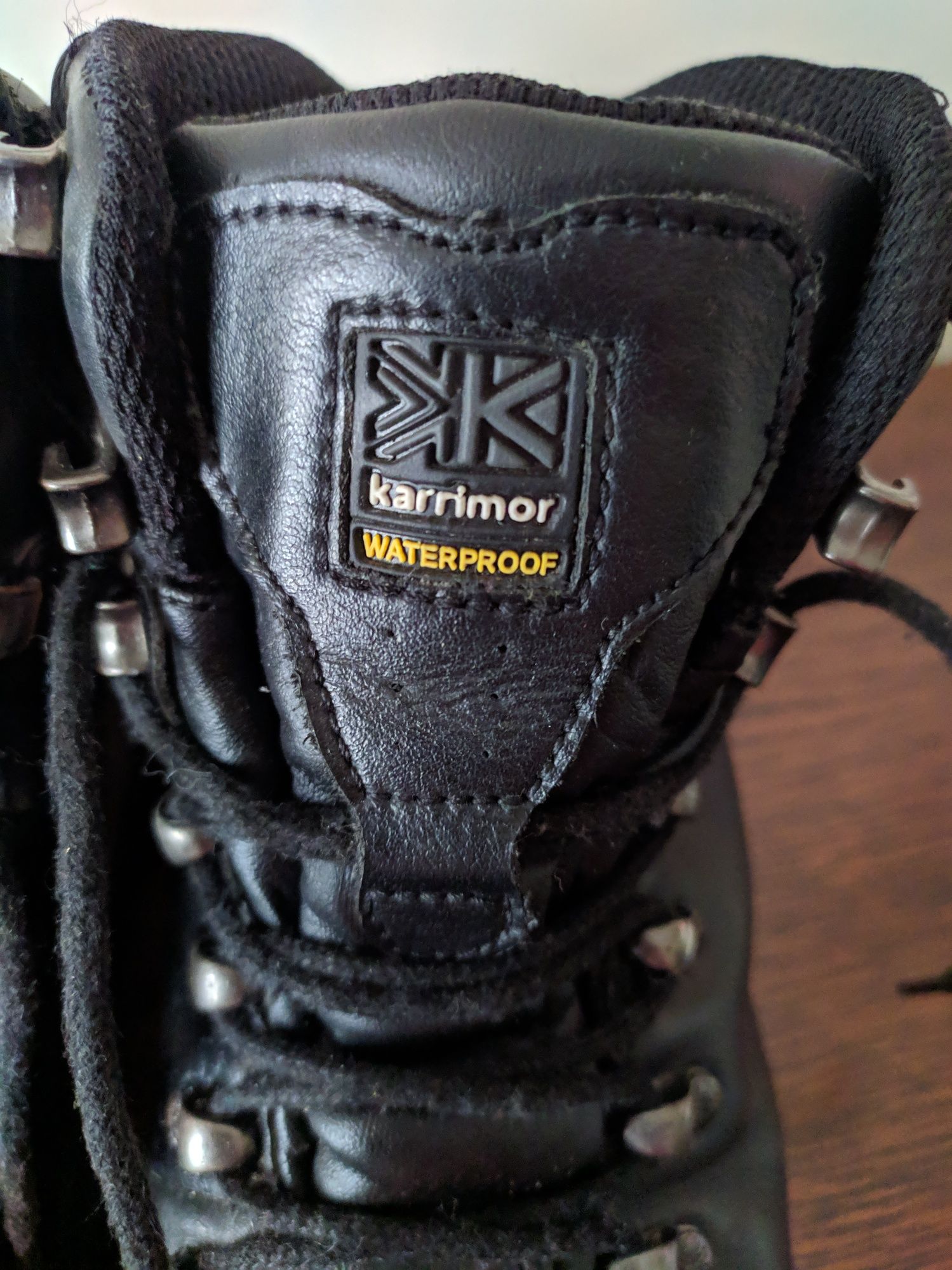 Karrimor 35,5 36 buty trekingowe skóra czarne