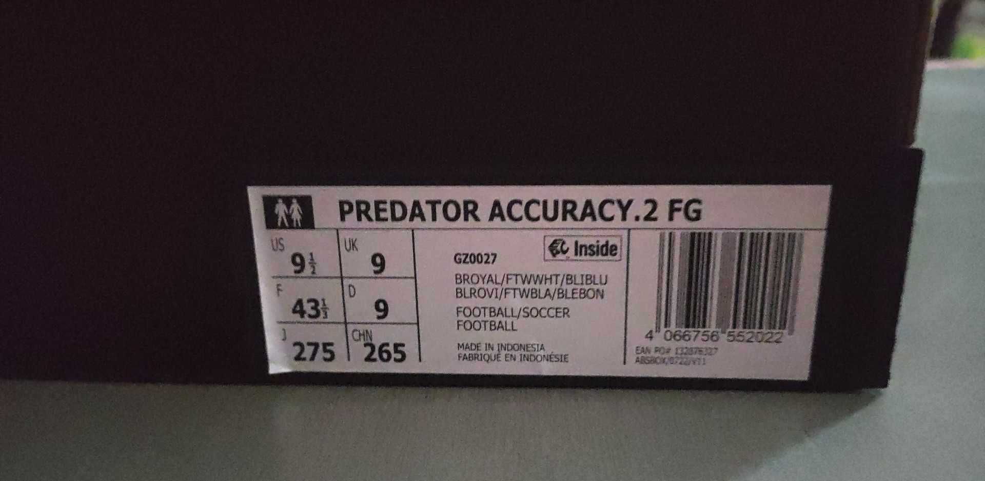 Buty korki Buty piłkarskie adidas Predator Accuracy.2 FG 43 1/3