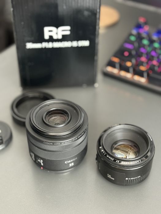 Обʼєктив Canon rf 35 mm 1.8 macro