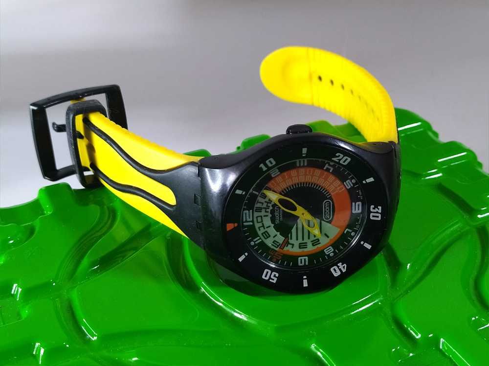 Часы - компьютер для дайвинга Swatch FARFALLINO GIALLO Швейцария