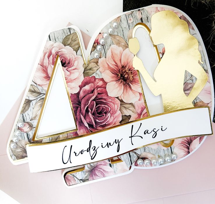 Kartka okolicznościowa na 40 urodziny