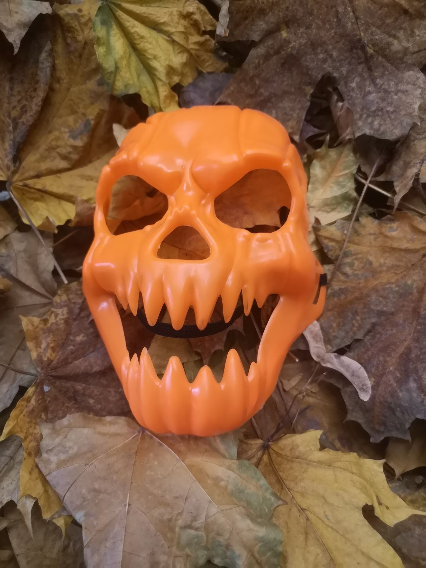 Карнавальная маска тыква скелет череп хелоуин хэлоуин косплей
