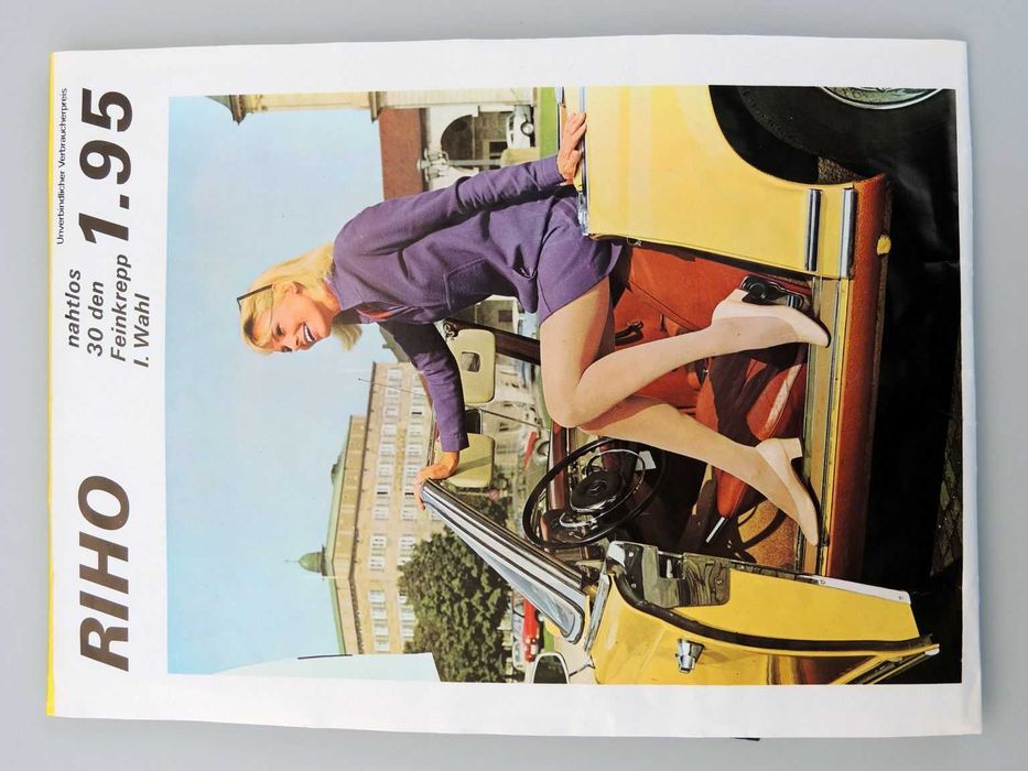 KONESERSKIE pończochy do pasa *RIHO* rozmiar 3