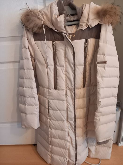 puchowy plaszcz Monnari z JENOTEM  plaszcz na zime naturalny puch