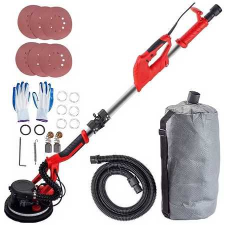 Lixadeira de Drywall 850w elétrica dobrável com alça de telescópio
