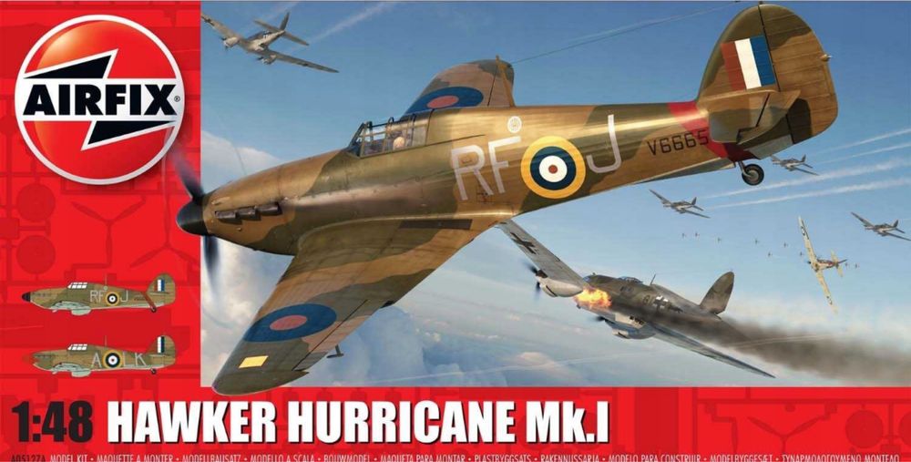 Samolot Hawker Hurricane Mk.I model Airfix A05127A skala 1/48
