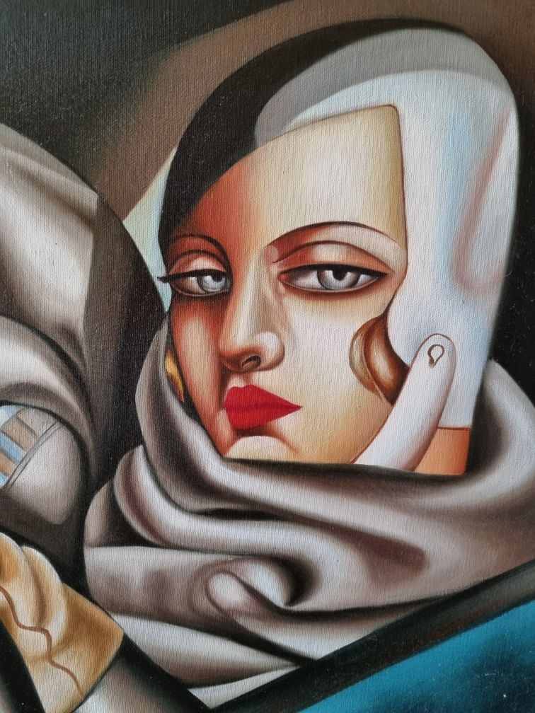 Pintura a óleo Tamara Lempicka