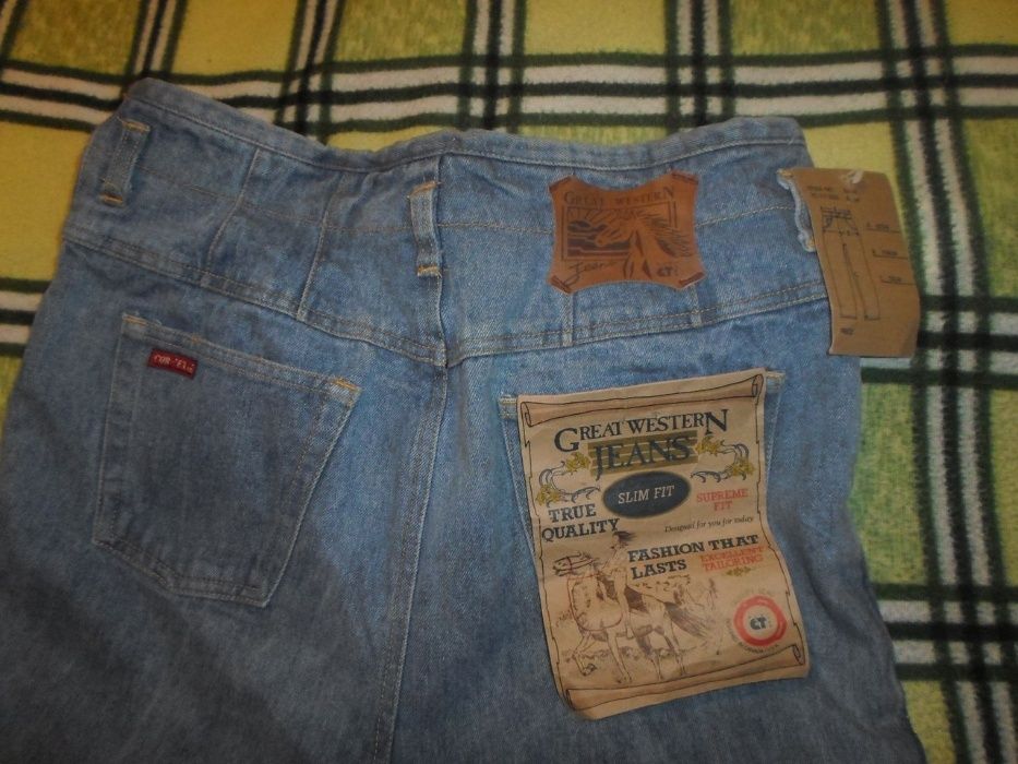 джинсы 80-90`s"Great Western Jeans" canada\usaORIGINAL винтажные новые