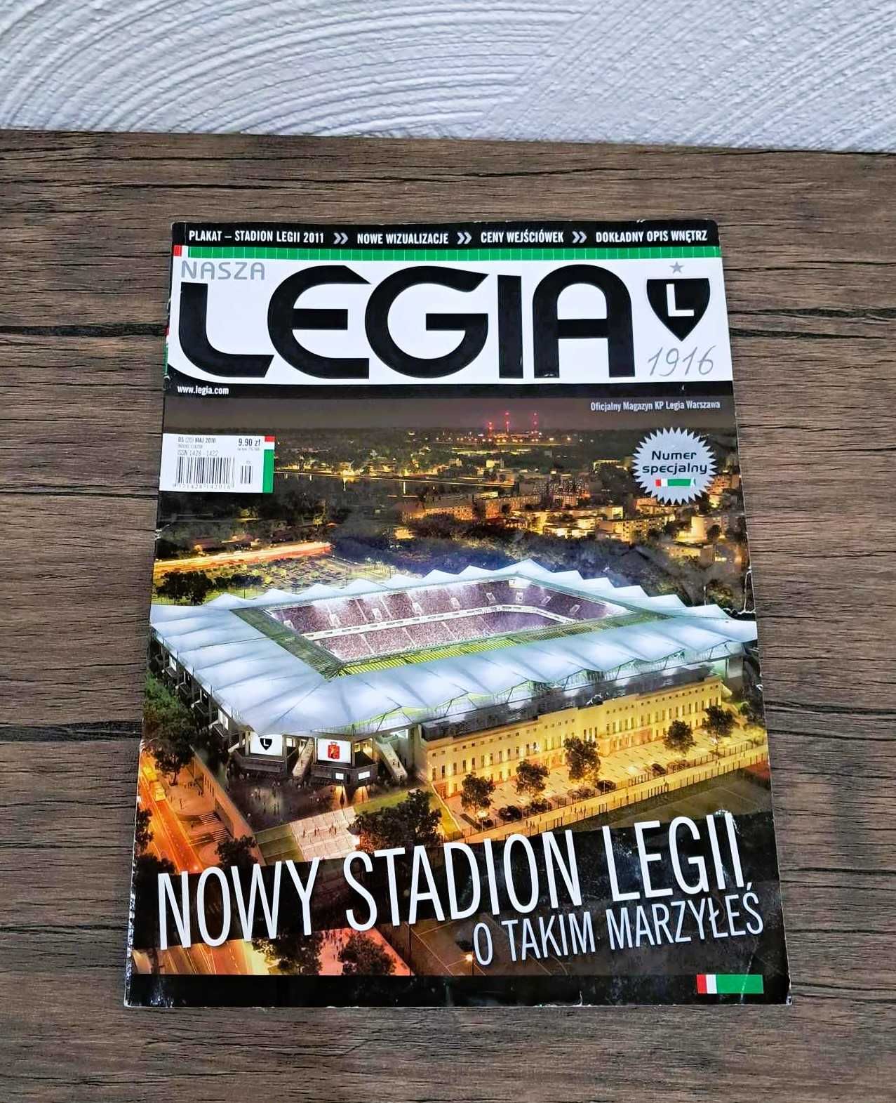 Legia Warszawa autografy (15 sztuk) + magazyn LEGIA z 2010 r. GRATIS