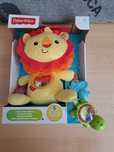Fisher Price lew grzechotka  zabawka sensoryczna