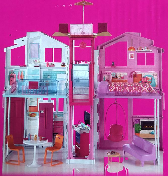 Domek dla lalek Barbie - zestaw
