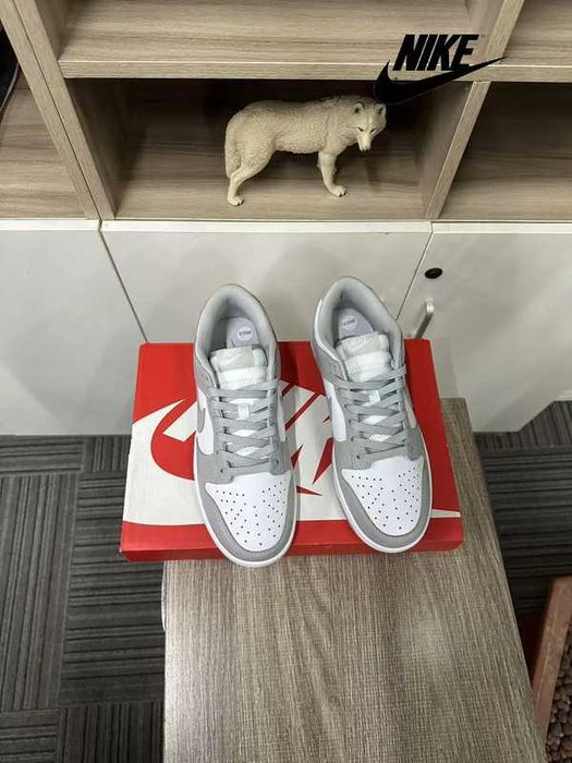 Buty Mokasyny Nike_Dunk_Low_Grey_Fog R.45