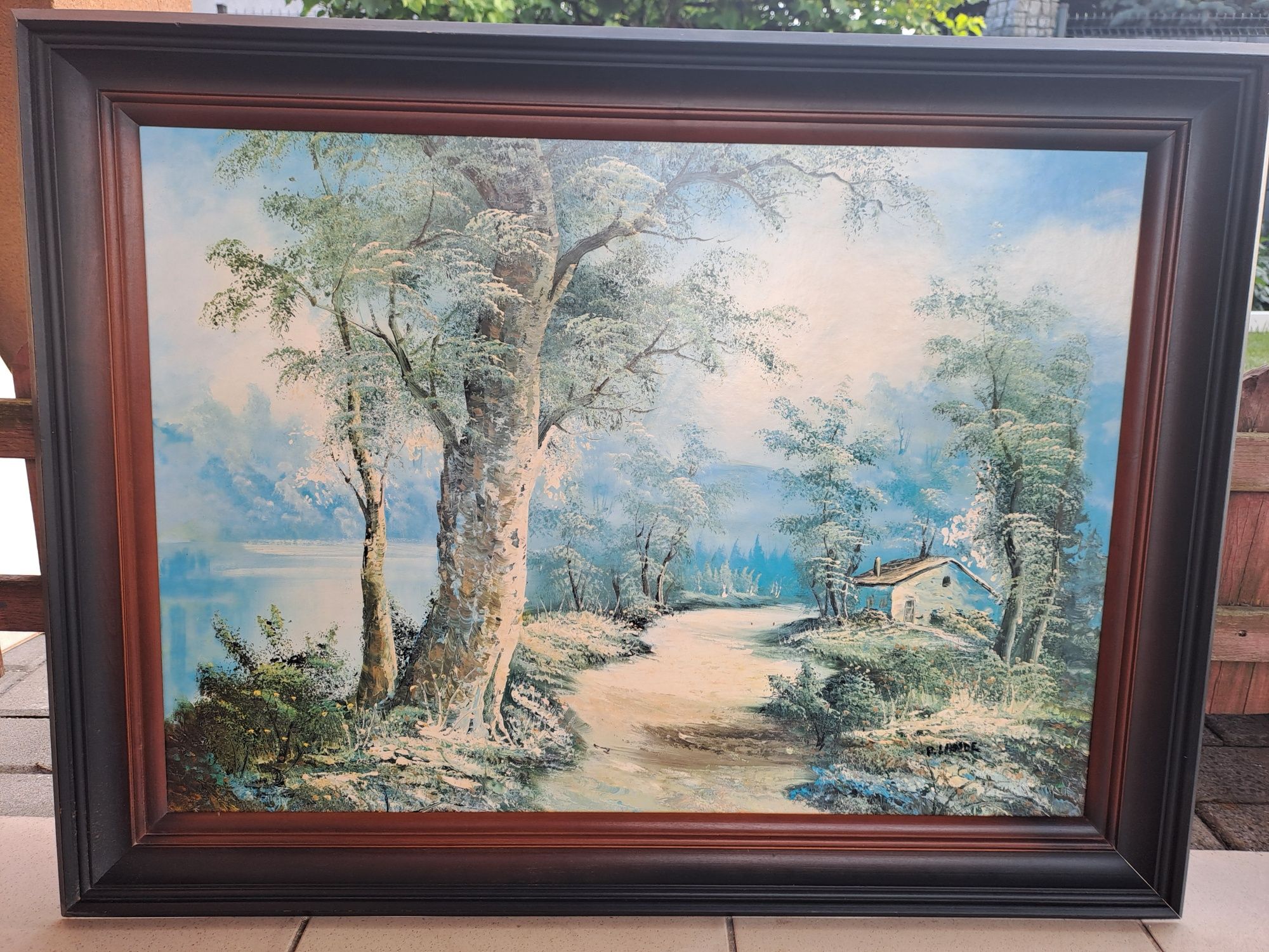 Obrazy sprzedam w dobrym stanie największy ma wym 120x70 następny 100x