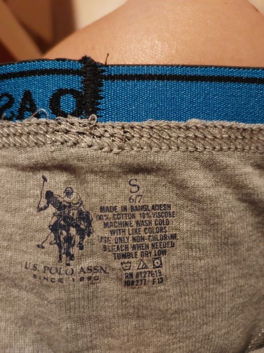 3 bokserki Reebok & U.S.Polo S (6-7 lat)