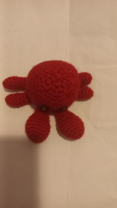 Caranguejo em Amigurumi