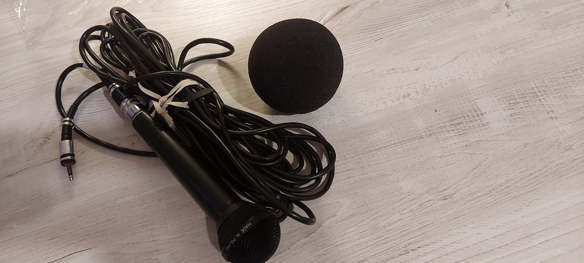 Mikrofon Tonsil Unitra + przedłużacz XLR